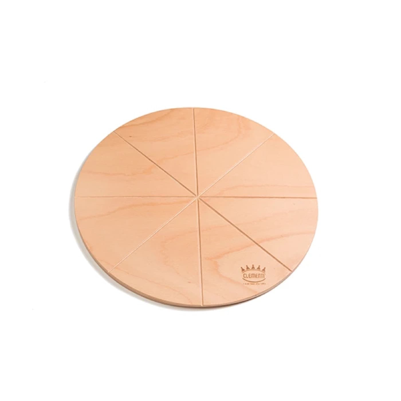 Clementi Rounded chopping board with segments
